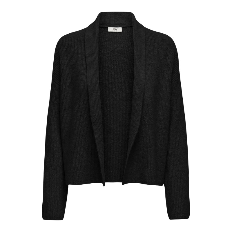 JDY Hudson Life Langærmet Open Cardigan Knt - Sort