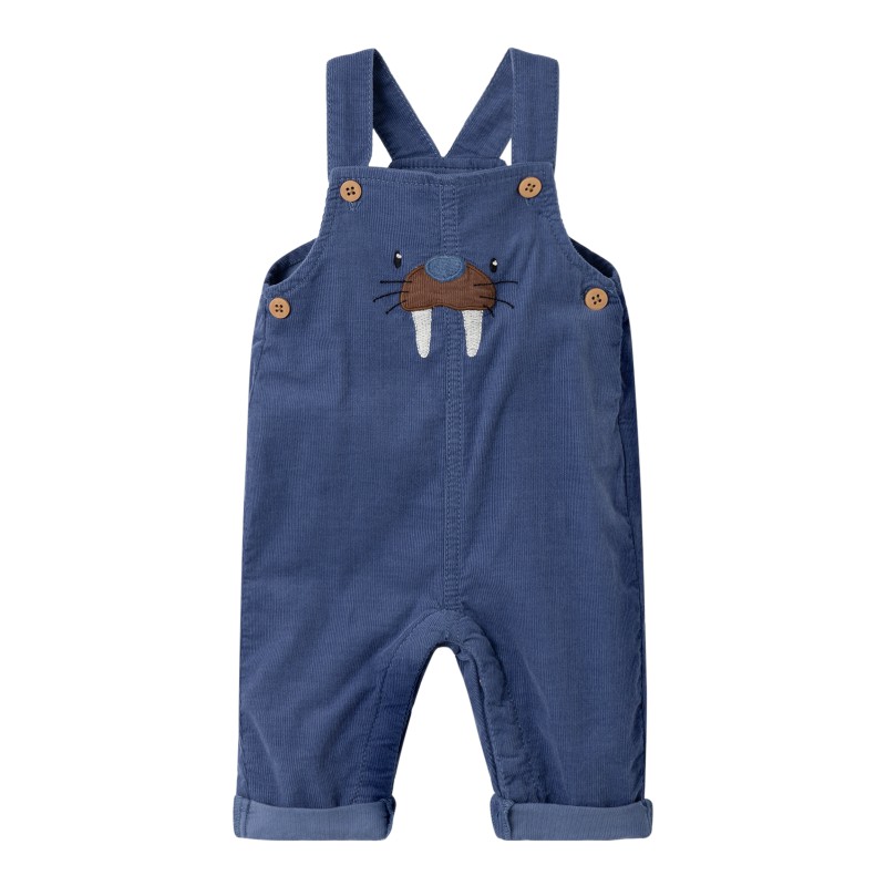 NAME IT Baby Ben Baggy Overalls - Bijou Blue