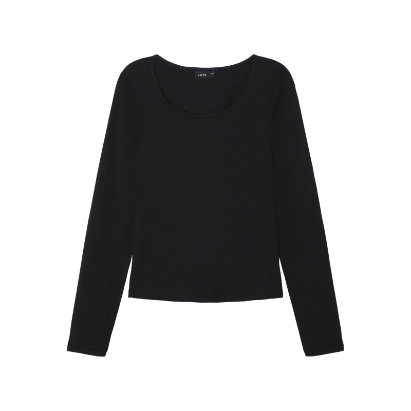 LMTD Rova L/S Kort Top - Sort