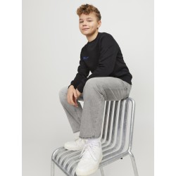 JACK & JONES Junior Chris Relaxed Jeans - Grey Denim