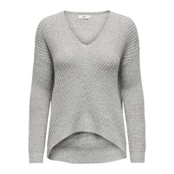 JDY New Megan Strik Pullover - Cloud Dancer