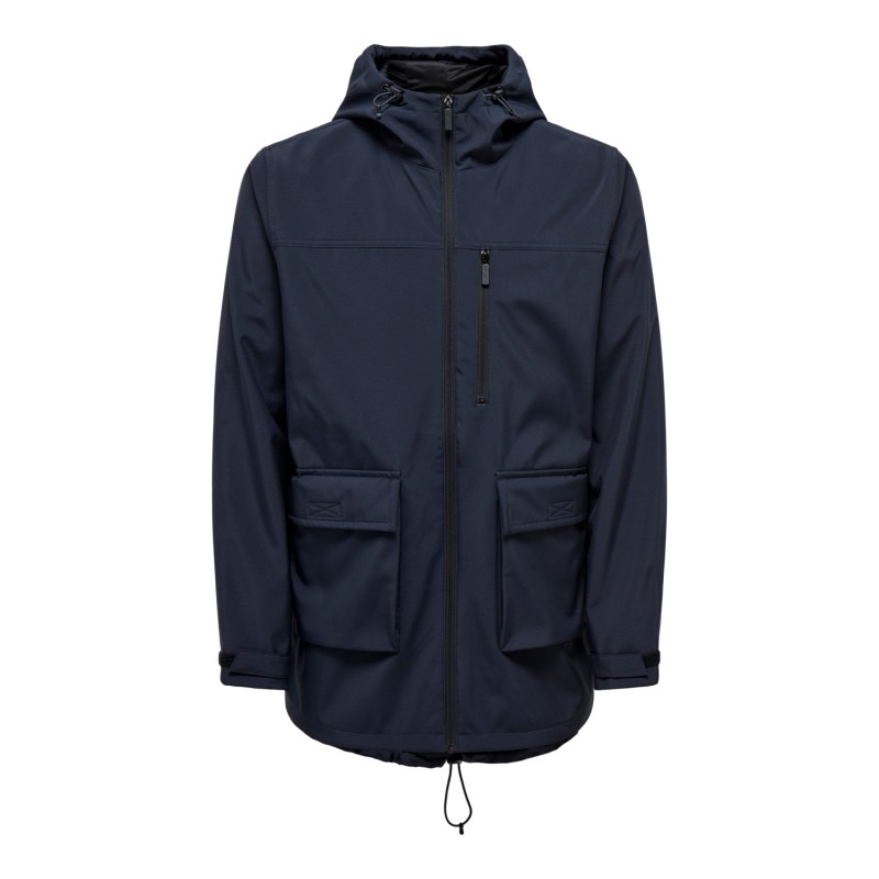 ONLY & SONS Onsrick Softshell Parka Athl - Dark Navy