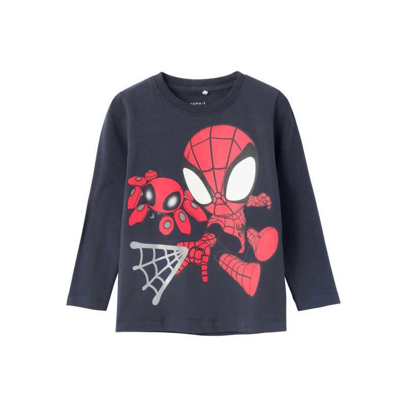 NAME IT Mini Domi Spidey Bluse - India Ink