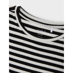 NAME IT KIDS pige - Suraja x-slim langærmet bluse - Sort