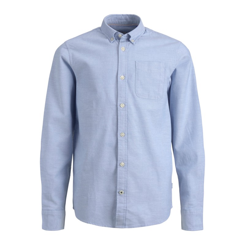 JACK & JONES Eoxford Shirt Langærmet Junior - Cashmere Blue