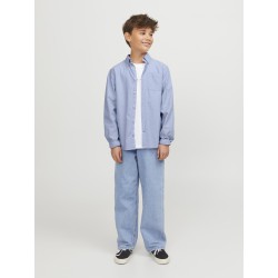 JACK & JONES Junior Oxford L/S Skjorte - Cashmere Blue