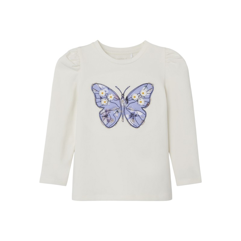 NAME IT Mini Bea L/S Bluse - Jet Stream