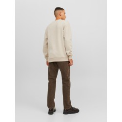 JACK & JONES Bradley Crew Sweatshirt - Moonbeam
