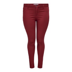 ONLY CARMAKOMA Push-up Jeans - Merlot