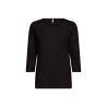 SOYACONCEPT Basis 3/4 T-shirt - Sort