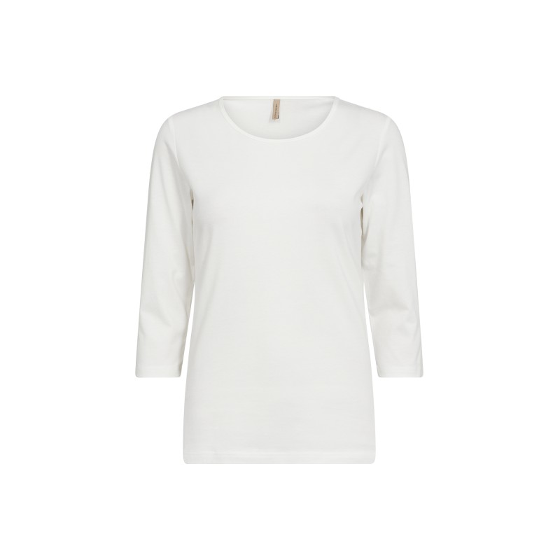 SOYACONCEPT Basis 3/4 T-shirt - Hvid