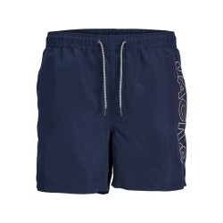 JACK & JONES JUNIOR Jpstfiji Jjswim Double Logo Ly Sn Junior - Navy Blazer