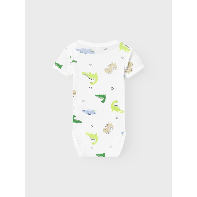 NAME IT Baby/Mini Dino S/S Body 2-Pak - Laurel Wreath