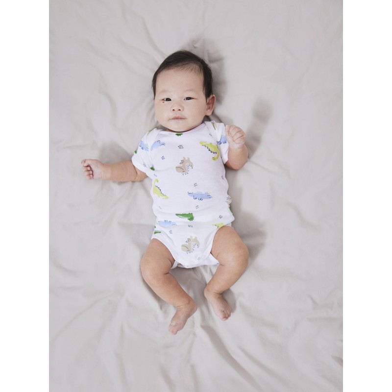 NAME IT Baby/Mini Dino S/S Body 2-Pak - Laurel Wreath