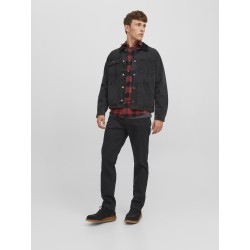 JACK & JONES Jeans Clark Evan Regular Fit  - Black  Denim