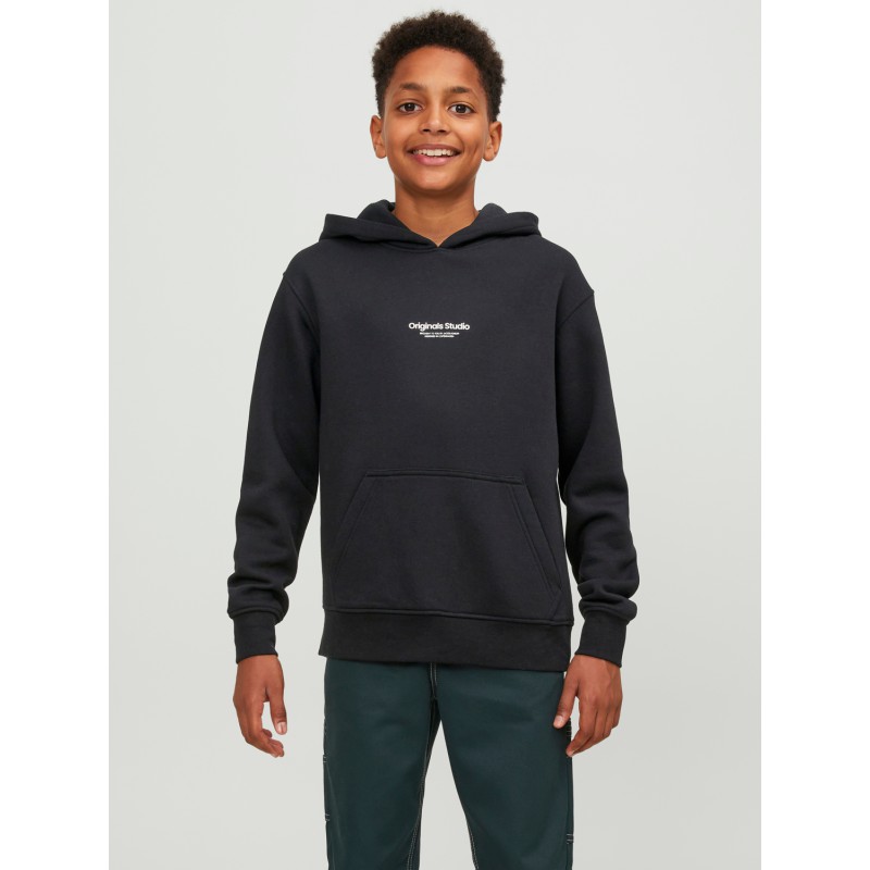 JACK & JONES JUNIOR Jorvesterbro Sweat Hood  Junior - Sort