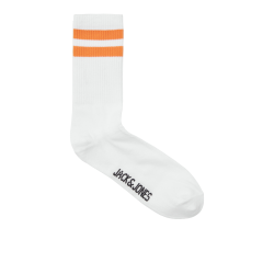 JACK & JONES Jaceli Stripes Tennis Socks 5 Pack - Hvid