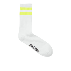 JACK & JONES Jaceli Stripes Tennis Socks 5 Pack - Hvid