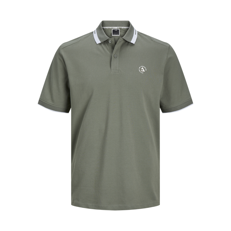 JACK & JONES Jcohakortærmet Logo Polo Kortærmet Pls - Agave Green