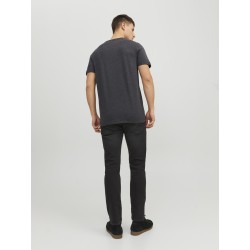 JACK & JONES Ejeans Tee Kortærmet O-Neck  23/24 - Dark Grey Melange