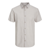 JACK & JONES Summer Hør S/S Skjorte - Crockery