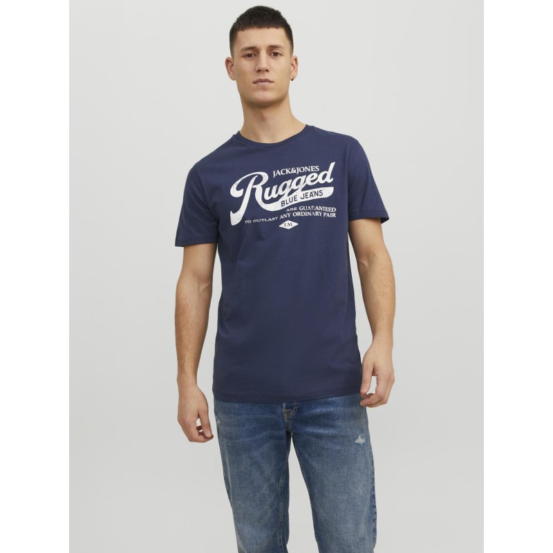 JACK & JONES Ejeans Tee Kortærmet O-Neck  23/24 - Mood Indigo