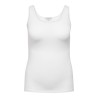 ONLY CARMAKOMA Time Tank Top - Hvid