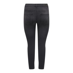 ONLY CARMAKOMA Mila-Iris Højtaljede Skinny Jeans - Washed Black