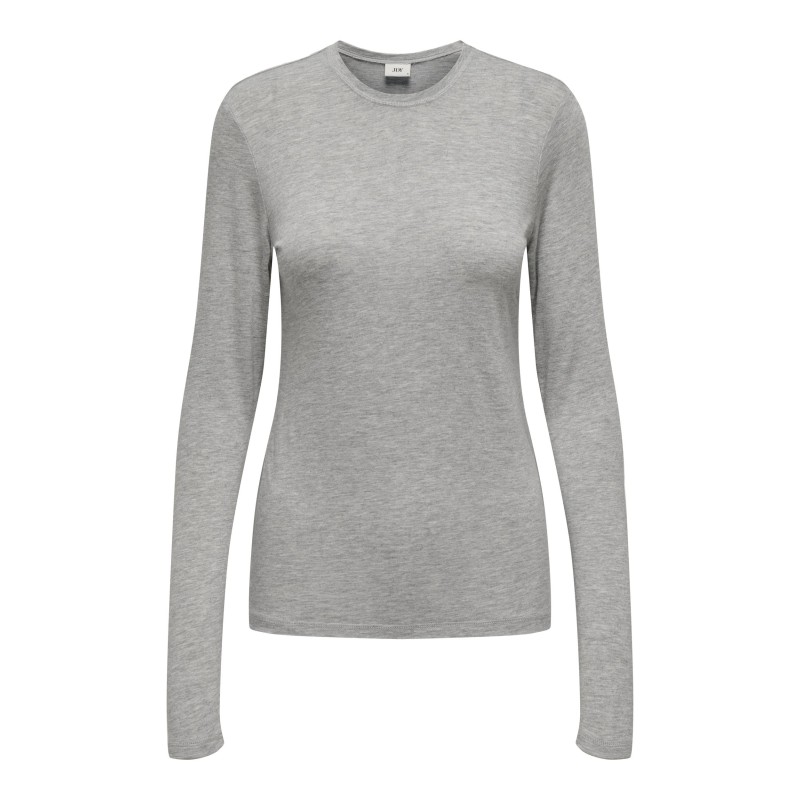 JDY Suma Uld L/S Bluse - Light Grey Melange