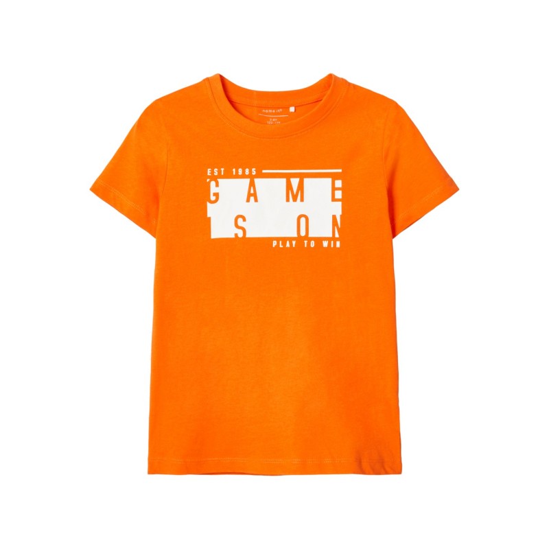 Name It Kids Hassi T-shirt - Vibrant Orange