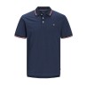 JACK & JONES Plus Bluwin S/S Polo - Navy Blazer