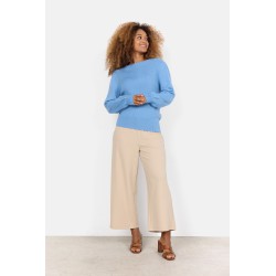 SOYACONCEPT Kanita Strik Pullover - Blå
