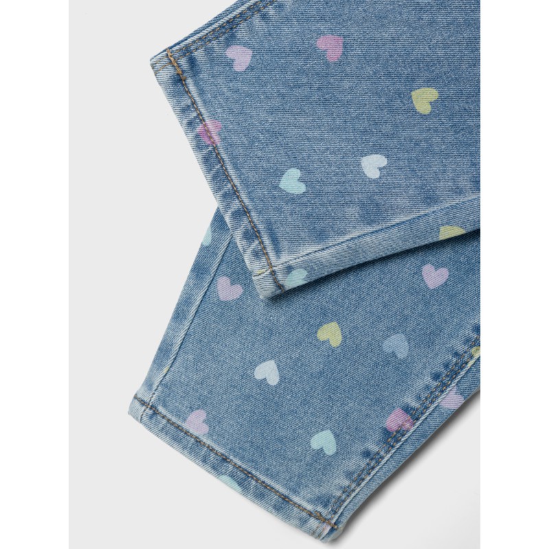 NAME IT Bella Mom Shaped Jeans 3555-On F - Medium Blue Denim