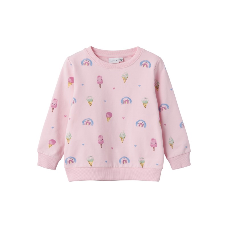 NAME IT Fransia Light Sweat Unb - Parfait Pink