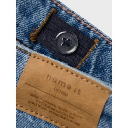 NAME IT Nkfrose Højtaljede Straight Jeans 9222-Be - Medium Blue Denim