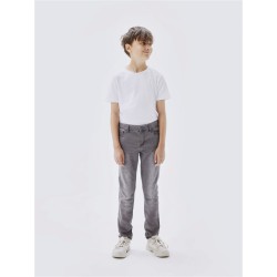 NAME IT Kids Theo Slim Sweat Jeans - Medium Grey Denim