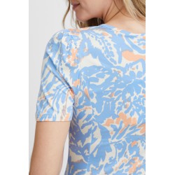 FRANSA Jersey Kjole Med Print - Hydrangea