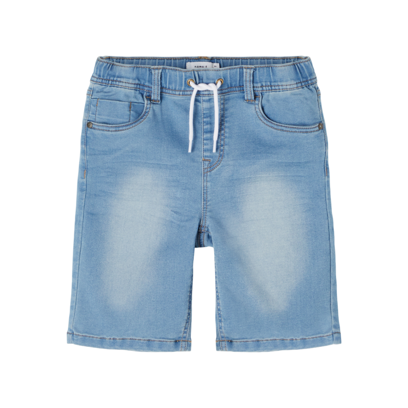 NAME IT Nkmryan Jogger Denim L Korts 6300-Th - Light Blue Denim