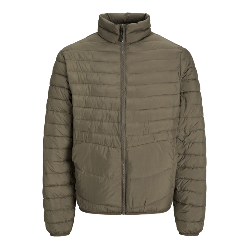 JACK & JONES Estate Packable Puffer Collar - Canteen