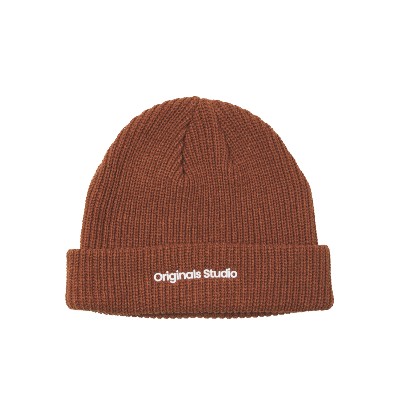 JACK & JONES Jacvesterbro Beanie - Brandy Brown