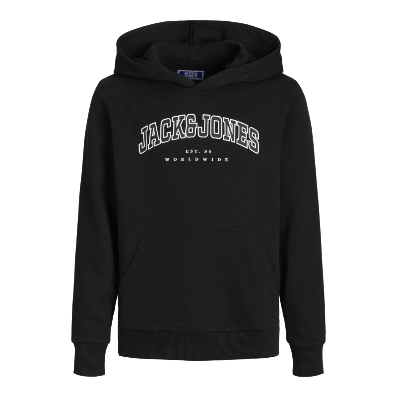 JACK & JONES JUNIOR Jjecaleb Varsity Sweat Hood  Junior - Sort