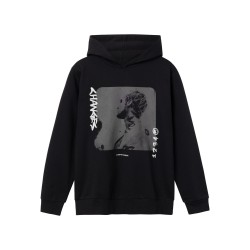 LMTD Nlnatlaz Justinbieber Sweat Wh Bru Unv - Sort