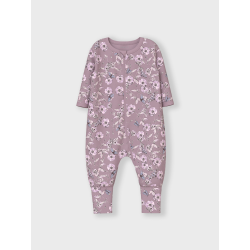 NAME IT Nightsuit 2P Zip Ff Grape Flower - Grape Shake