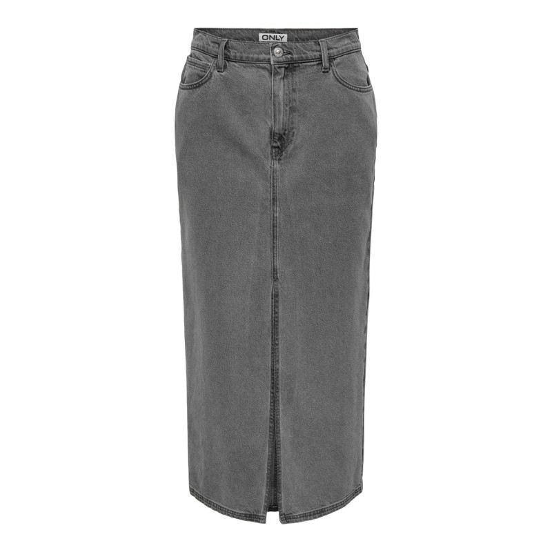 ONLY Sophie Mw Lang Skirt Denim - Medium Grey Denim