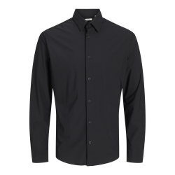 JACK & JONES Jprblaactive Stretch Shirt Langærmet Ps - Sort