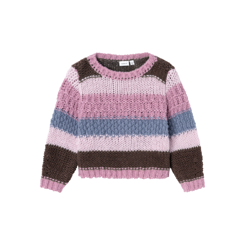 NAME IT Oronja Langærmet Knit - Mauve Orchid