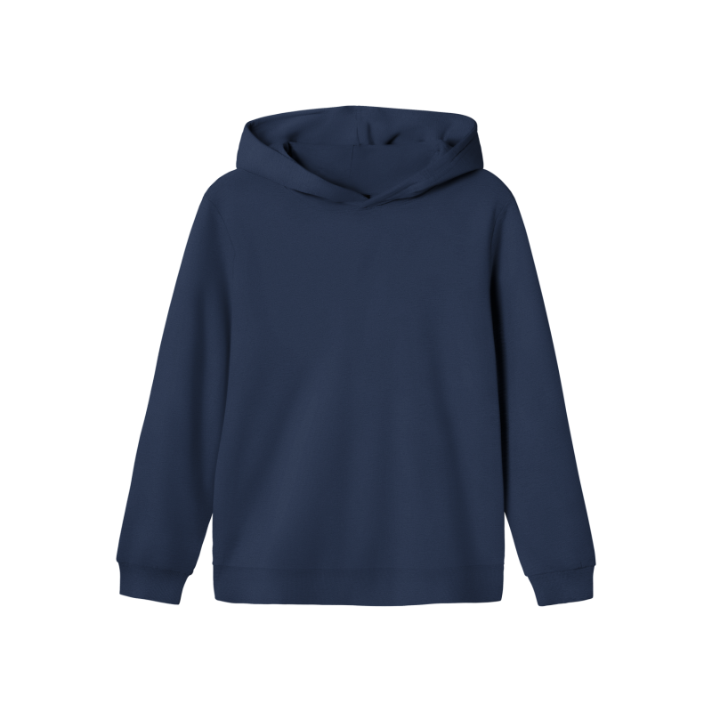 LMTD Nlnnizu Langærmet Bru Sweat W. Hood - Navy Blazer