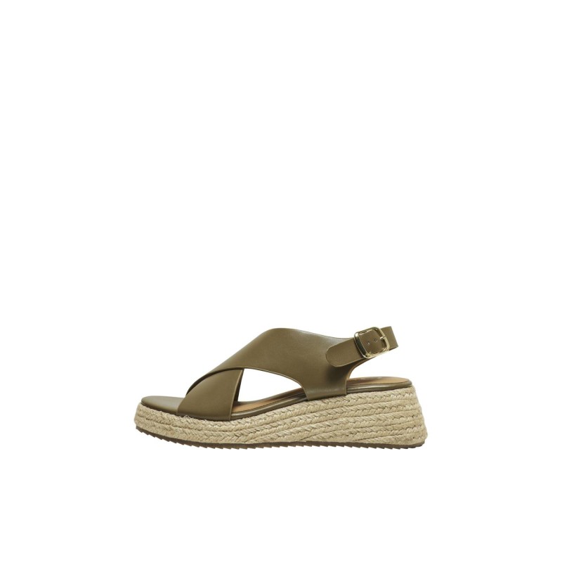 ONLY SHOES Onlminerva-2 Pu Crokortærmet Strap Espadrille - Kalamata