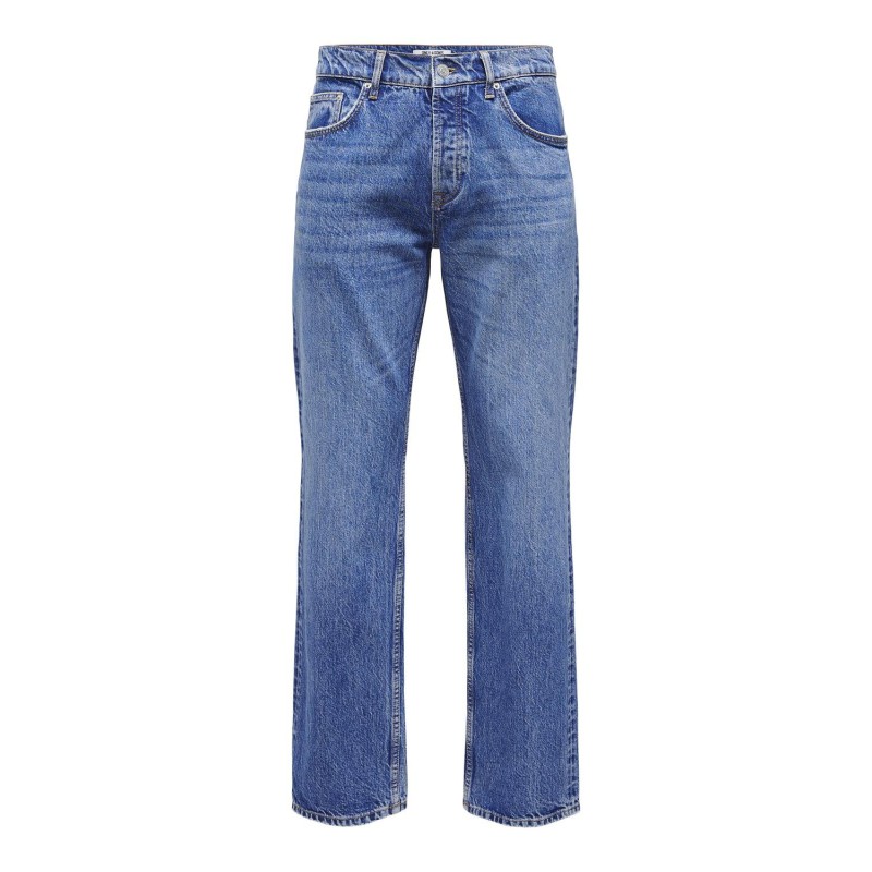 ONLY & SONS Onsedge Straight Bromo 0017 Dot Denim - Special Bright Blue Denim