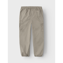 NAME IT Nkfbella Højtaljede Para Twi Bukser 8463-Tf - Elephant Skin